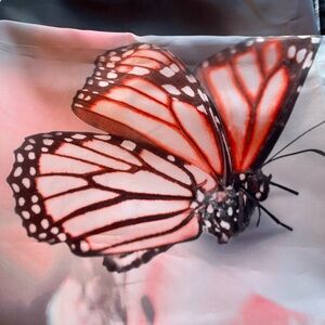 Beautiful Butterfly Print Shower Curtain